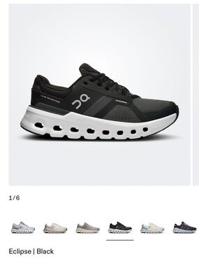 On cloud Cloudrunner 2 on running black gym shoe